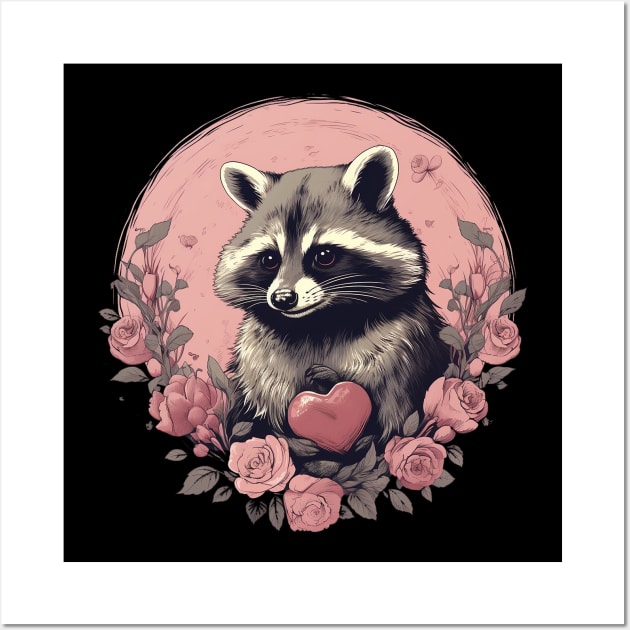 raccoon Wall Art by piratesnow